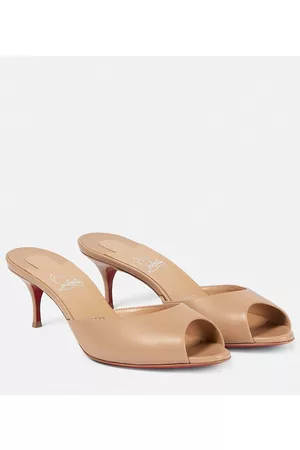 Christian Louboutin Damen Clogs & Pantoletten - Pantoletten aus Leder