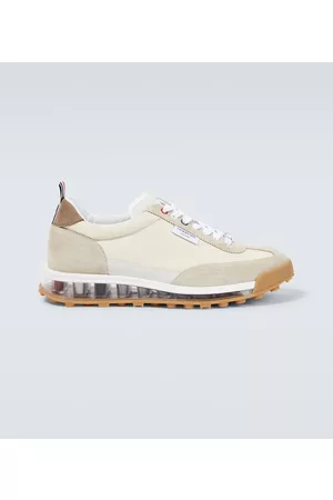 Thom Browne Herren Sneakers - Sneakers Tech Runner mit Veloursleder