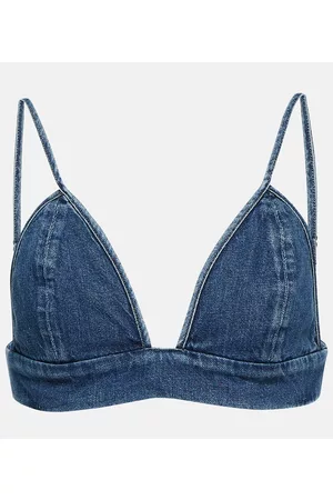 AGOLDE Damen Bustiers - Bralette aus Denim