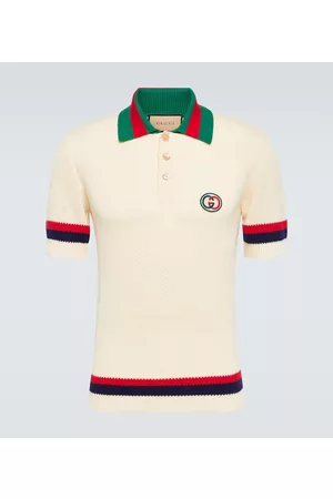 Gucci Herren Poloshirts - Polopullover Web Stripe aus Baumwolle