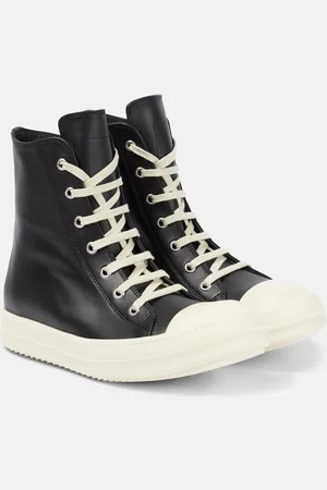 Rick Owens High-Top Sneakers aus Leder