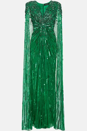 Jenny Packham Verzierte Robe Lotus Lady