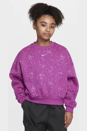 Nike Sportswear Club Fleece Sweatshirt mit Rundhalsausschnitt für ältere Kinder (Mädchen)
