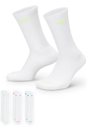 Nike Everyday Plus Cushioned Crew-Trainingssocken (3 Paar)