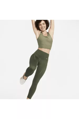 Nike Damen Leggings & Treggings - Go 7/8-Leggings mit Taschen, starkem Halt und hohem Bund für Damen