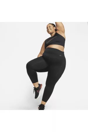 Nike Damen Leggings & Treggings - Go 7/8-Leggings mit Taschen, starkem Halt und hohem Bund für Damen (große Größe)