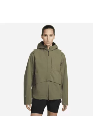 Nike Storm-FIT Run Division Damenjacke mit Kapuze und durchgehendem Reißverschluss