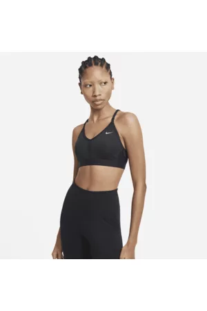 Nike IndyGepolsterter Sport-BH mit leichtem Halt und V-Ausschnitt für Damen
