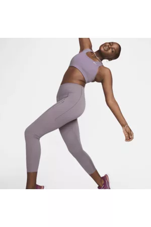 Nike Damen Leggings & Treggings - Go7/8-Leggings mit starkem Halt, mittelhohem Bund und Taschen für Damen