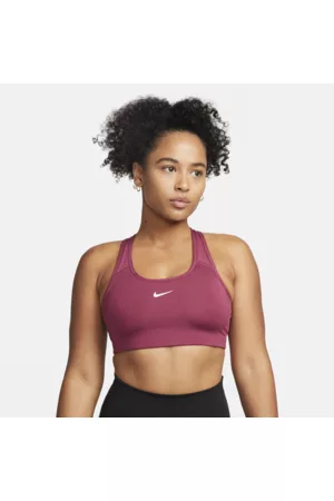 Nike Damen Sport BHs - Swoosh Sport-BH mit mittlerem Halt und einteiligem Polster für Damen
