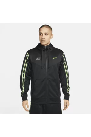 Nike Herren Sweatjacken - Sportswear Repeat Herren-Kapuzenjacke - Schwarz