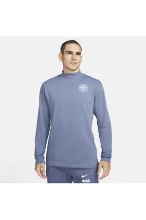 Nike Sportswear Trend Longsleeve mit Stehkragen für Herren - Blau