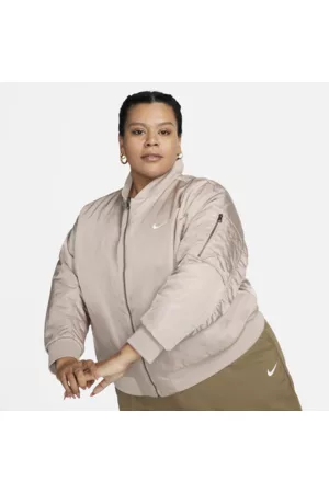 Nike Damen Sommerjacken - Sportswear wendbare Varsity-Bomberjacke für Damen (Große Größe) - Braun