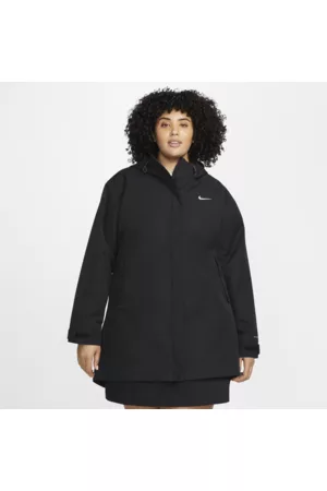 Nike Damen Parkas - Sportswear Essential Storm-FITWeb-Parka für Damen (große Größe) - Schwarz