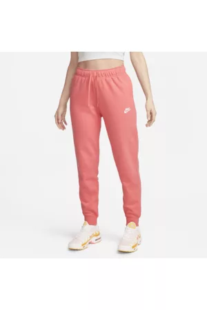 Nike Damen Lange Hosen - Sportswear Club Fleece Jogginghose mit mittelhohem Bund für Damen