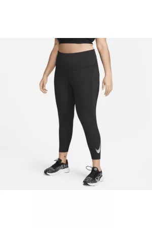 Nike Damen Leggings & Treggings - Fast 7/8-Lauf-Leggings mit mittelhohem Bund und Taschen für Damen (große Größe)