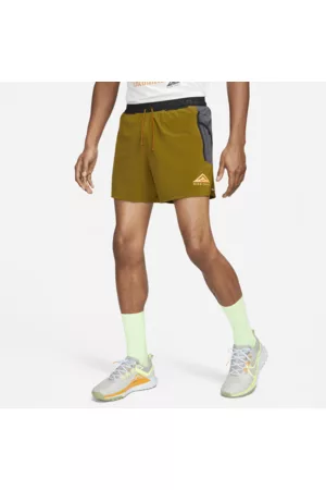 Nike Herren Kurze Hosen - Trail econd unrise Dri-FIT-Laufshorts mit Futter für Herren (ca. 12,5 cm) - Braun