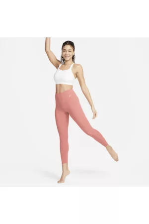 Nike Damen Leggings & Treggings - Zenvy7/8-Leggings mit sanftem Halt und hohem Taillenbund für Damen - Rot