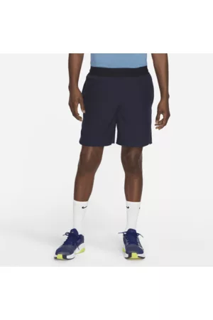 Nike Herren Kurze Hosen - Dri-FIT Flex Rep Pro Collection Herren-Trainingsshorts ohne Futter (ca. 20 cm) - Blau