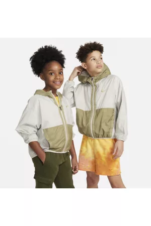 Nike Mädchen Outdoorjacken - Outdoor Play Oversize-Web-Jacke für ältere Kinder (Mädchen) - Grau