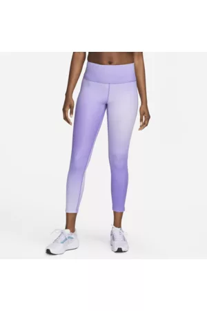 Nike Damen Leggings & Treggings - Fast 7/8-Lauf-Leggings mit Farbverlauf und mittelhohem Bund und Taschen für Damen
