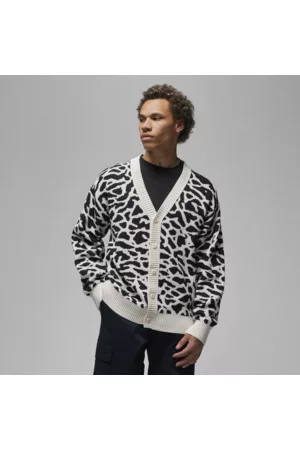 Jordan Herren Strickjacken - Flight Heritage Herren-Strickjacke - Grau