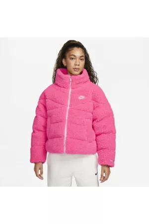 Nike Damen Puffer- & Daunenjacken - Sportswear Therma-FIT City Series Damenjacke aus hochflorigem Fleece mit Synthetikfüllung - Pink