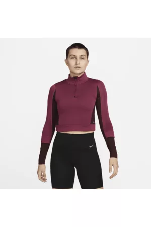 Nike Damen Tops - Therma-FIT ADV City ReadyDamen-Oberteil mit Viertelreißverschluss - Rot