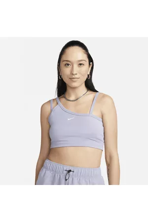 Nike Damen Shirts - Sportswear Everyday Modern Kurz-Tanktop mit asymmetrischem Design für Damen