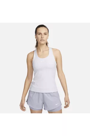 Nike Damen Sport BHs - SwooshGepolstertes Sport-BH-Tanktop mit mittlerem Halt für Damen