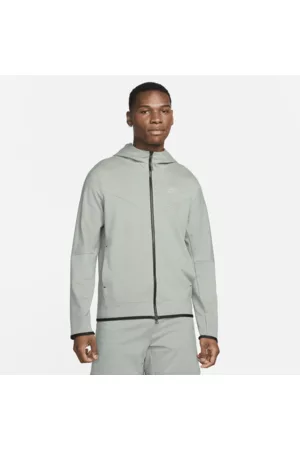 Nike Herren Kapuzenjacken - Tech Fleece Lightweight Jacke mit Kapuze und durchgehendem Reißverschluss für Herren