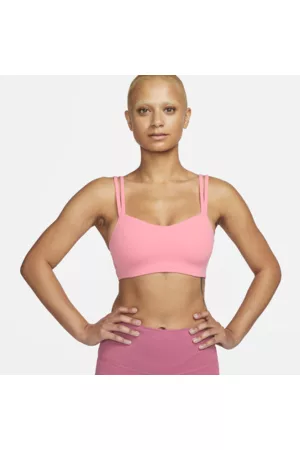 Nike Damen Sport BHs - Alate TraceGepolsterter Träger-Sport-BH mit leichtem Halt - Pink