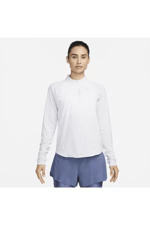 Nike Damen Tops - Dri-FIT Laufoberteil mit Viertelreißverschluss für Damen