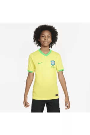 Nike Shirts - Brasilien 2023 Stadium Home Dri-FIT Fußballtrikot für ältere Kinder