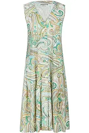 Green Cotton Ärmelloses Jersey-Kleid Marta