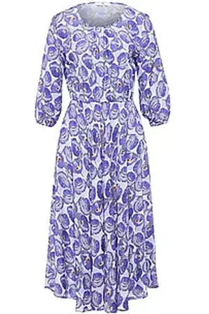 Peter Hahn Kleid Rundhals-Ausschnitt