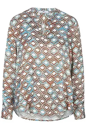 Peter Hahn Bluse Rundhals-Ausschnitt