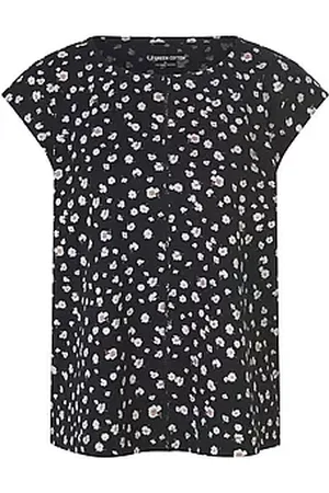 Green Cotton Rundhals-Top Anne Sofie