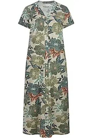 Green Cotton Jersey-Kleid Maria