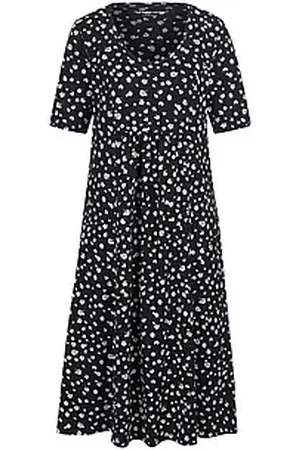 Green Cotton Jersey-Kleid Selma