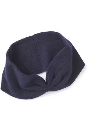 Peter Hahn Damen Stirnbänder - Stirnband aus 100% Premium-Kaschmir blau