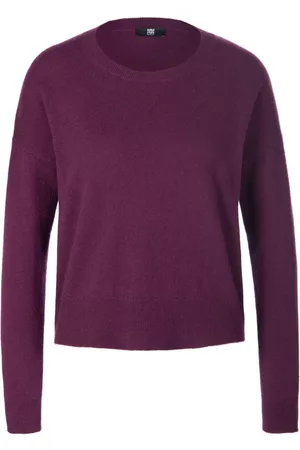 Riani Rundhals-Pullover aus 100% Kaschmir rot