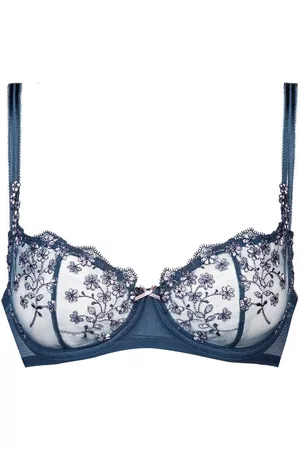 Mey Damen Balconette BHs - Balconette-BH Delightful blau