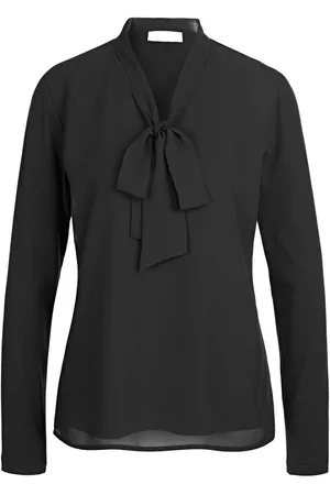 Just White Blusen-Shirt schwarz