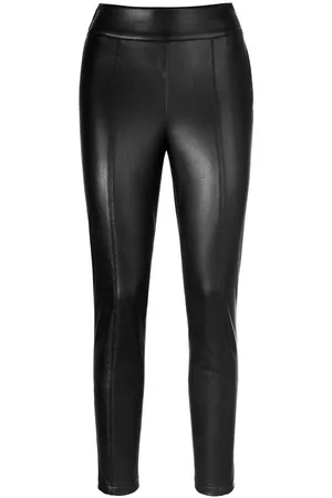Basler Damen Leder & Lederimitathosen - Fake-Lederhose schwarz