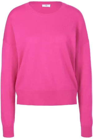 Riani Rundhals-Pullover aus 100% Kaschmir pink