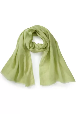 Emilia Lay Damen Schals - Schal aus 100% Leinen grün