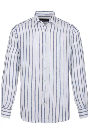 Windsor Herren Freizeit Hemden - Streifenhemd weiss