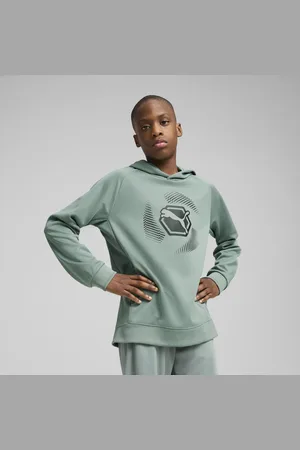 PUMA Active Sports Graphic Poly Hoodie Teenager Für Herren Für Damen Für Kinder | Mit Print | | Größe: 5-6Y