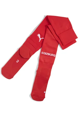 PUMA FC Red Bull Salzburg 24/25 Einfarbige Socken Herren | Mit Plain | Red/White | Größe: 31-34
